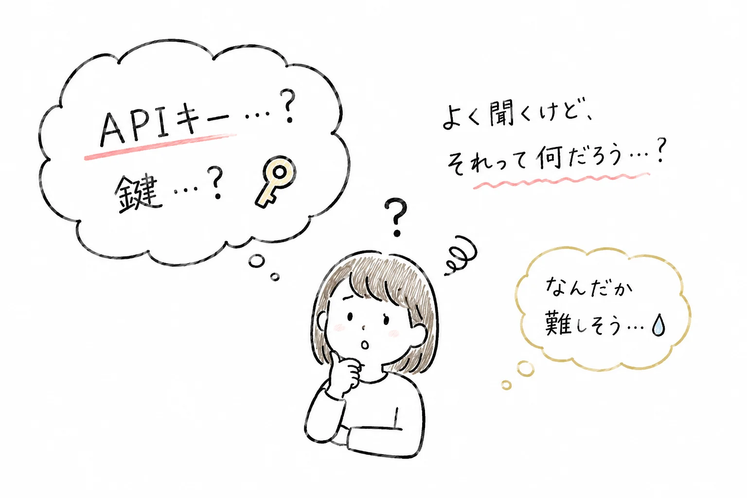 API キーって聞くけど何?
