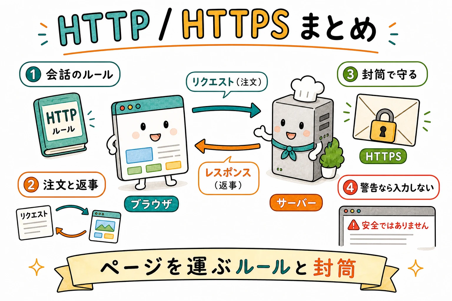 HTTP/HTTPSのすべて、これ1枚で