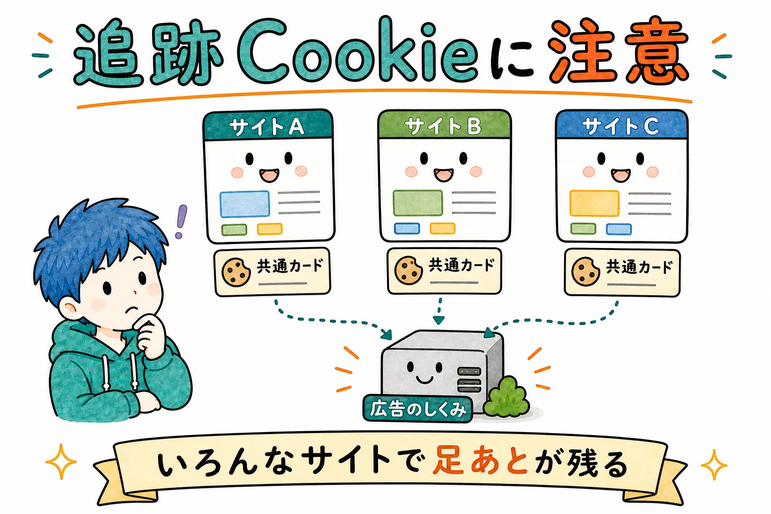 追跡Cookieの仕組み