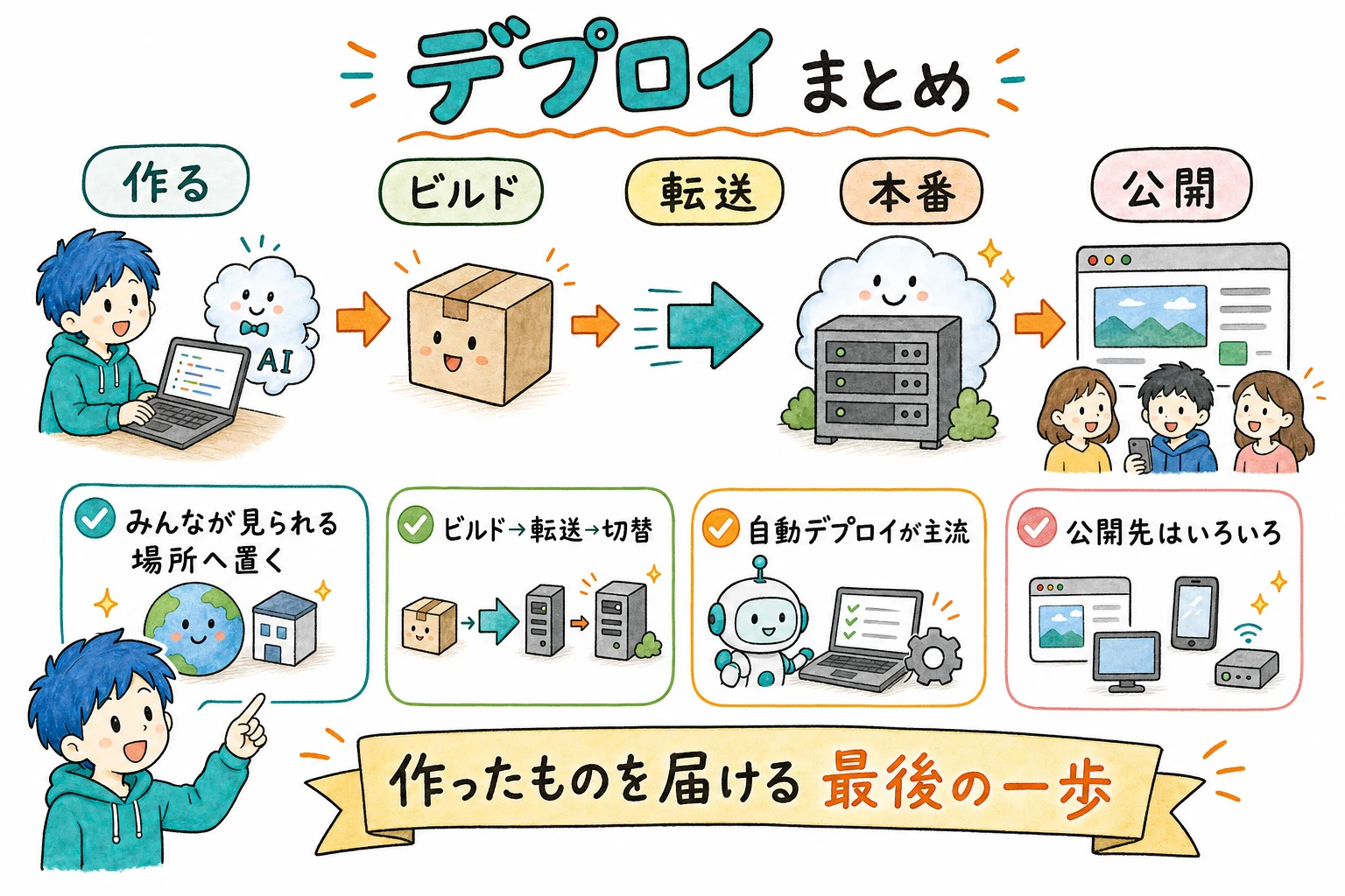 デプロイのすべて、これ1枚で
